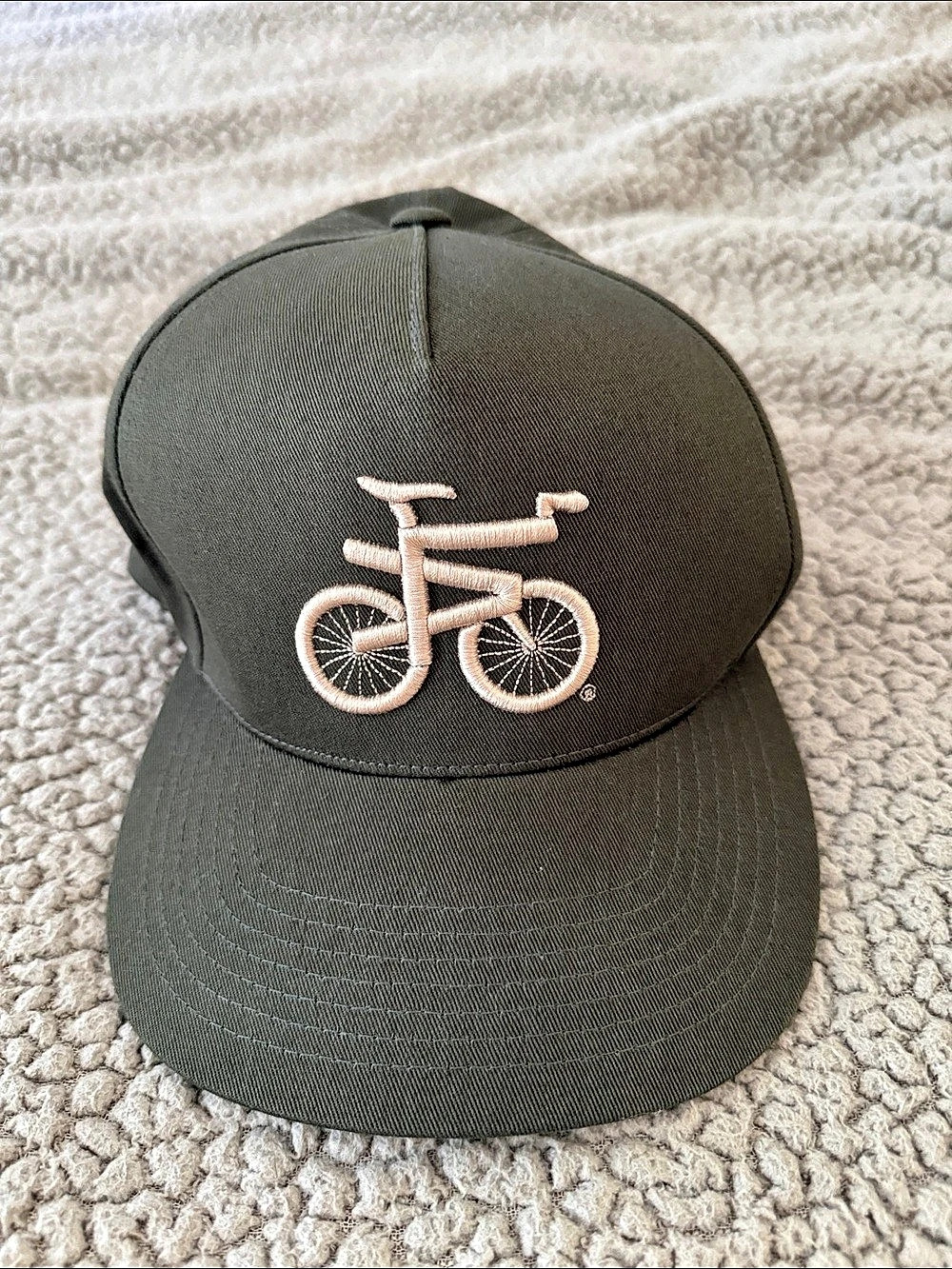 New!!! Just Ride green snap back hat